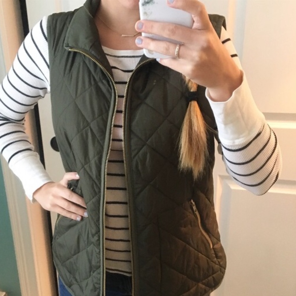 Army green vest